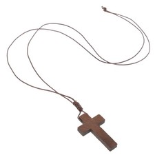  Gioielli Unisex Da Uomo Collana Con Croce Per Fascino Della Di Legno Ciondolo