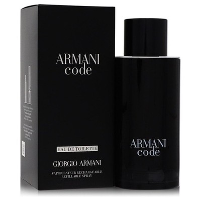 Armani Code von Giorgio Armani, Eau De Toilette Spray nachfüllbar 125 ml für Herren