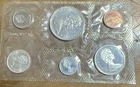 Canada 6 x Coins 1967 Uncirculated Mint Set 1.1 troy ounces silver under melt