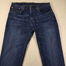 Levi's 559 Jeans Mens 33x30 Blue Relaxed Straight Medium Wash Stretch Denim