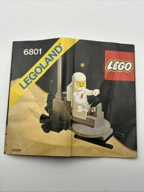 LEGO Classic Space 6801 Moon Buggy 100% Complete w Instructions from 1981