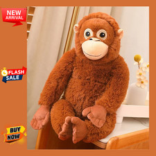 Punch Orangutan Djungeskog Brown Ikea Plush 26in Punch Monkey Plush