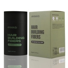 Black Hiar Building Fiber 22g, Hair Fibers for Thinning Hair, Fill In Fine or Th