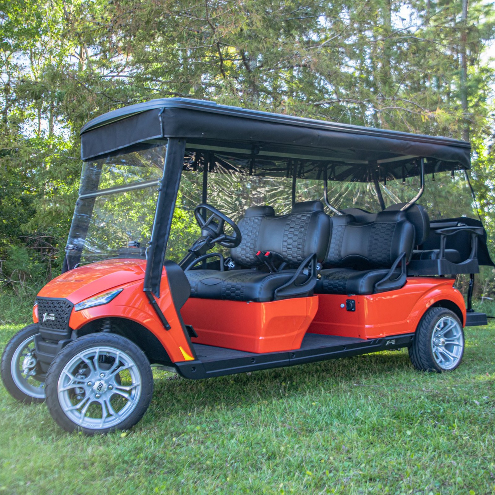 RedDot Track-Style Golf Cart Enclosure for MadJax XSeries X6 (2024+) | Linen