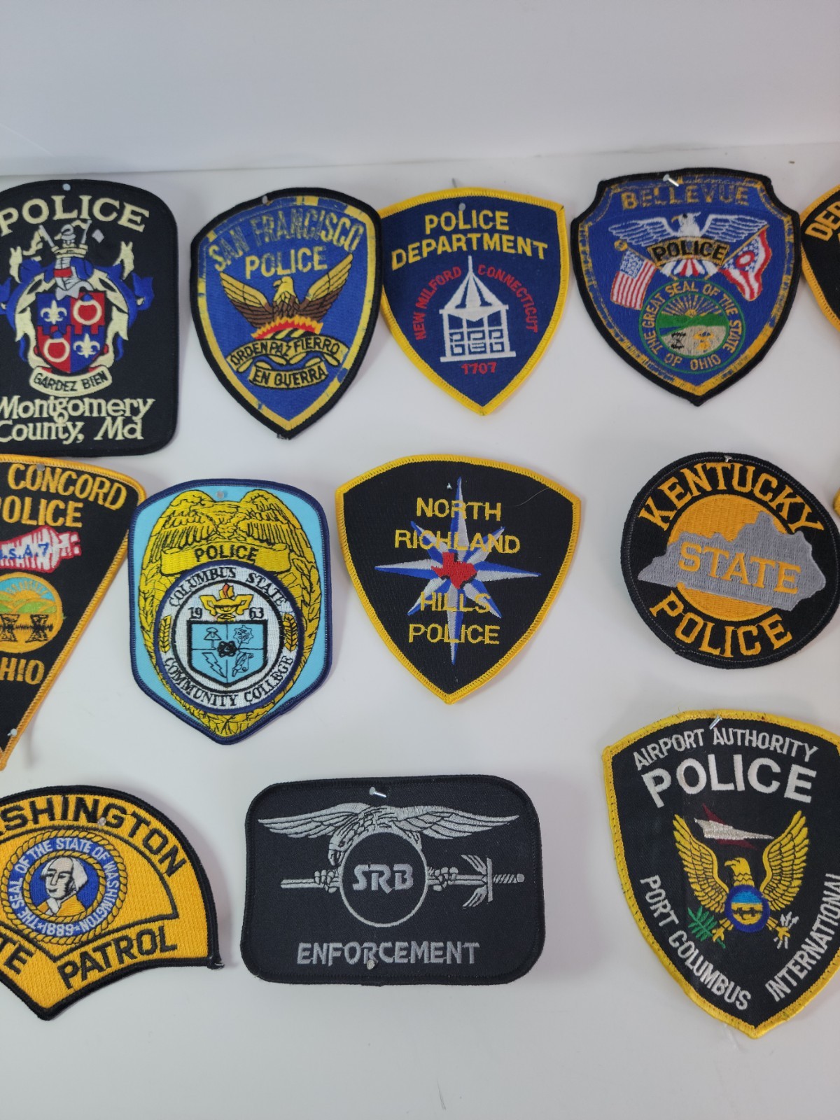 36 Piece Lot Of Police / Law Enforcement Patches Mixed Assorted Lot | eBay