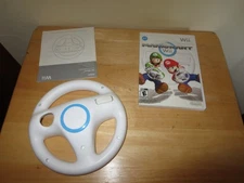 Mario Kart Wii (Nintendo Wii) Complete CIB with Wii Wheel OEM Tested