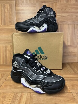 VNTG  Sz 5 - Adidas Kobe Crazy 8 98 1998 Original Core Black Collegiate Purple