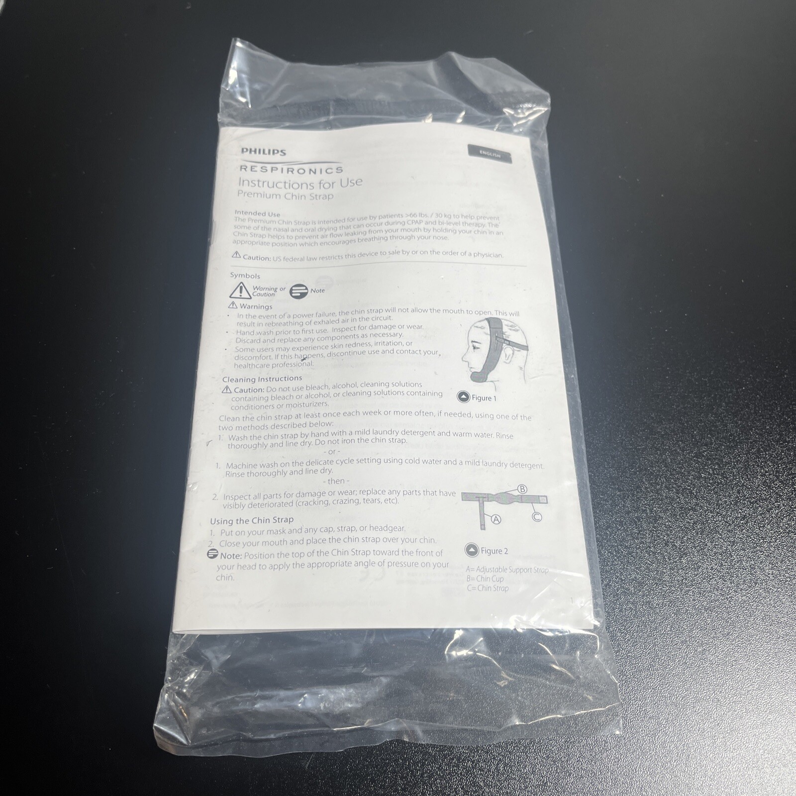 BRAND NEW Philips Respironics Premium Chin Strap CPAP 1012911 SEALED eBay