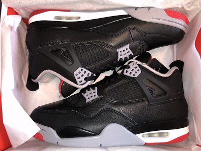 Nike Air Jordan Retro 4 Bred Reimagined Men's Size 11 DS FV5029