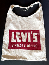 Vin. LEVI Tote Bag 501 Big E Spelling Logo Sack Cloth Shopping Bag San Francisco