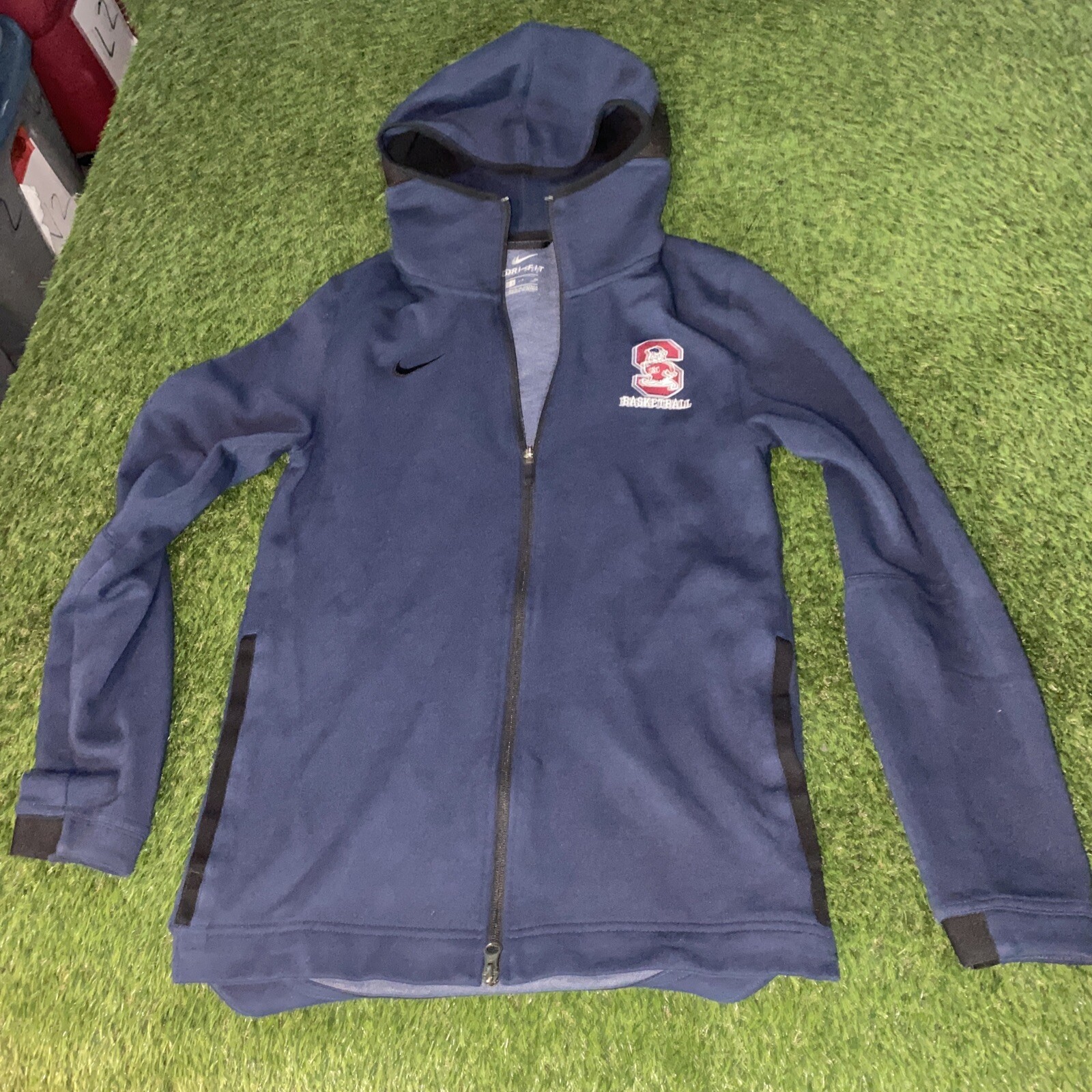 SACAI X NIKE South Carolina Gamecocks Basketball Nike Jacket Uomo Felpa con Zip Piccola