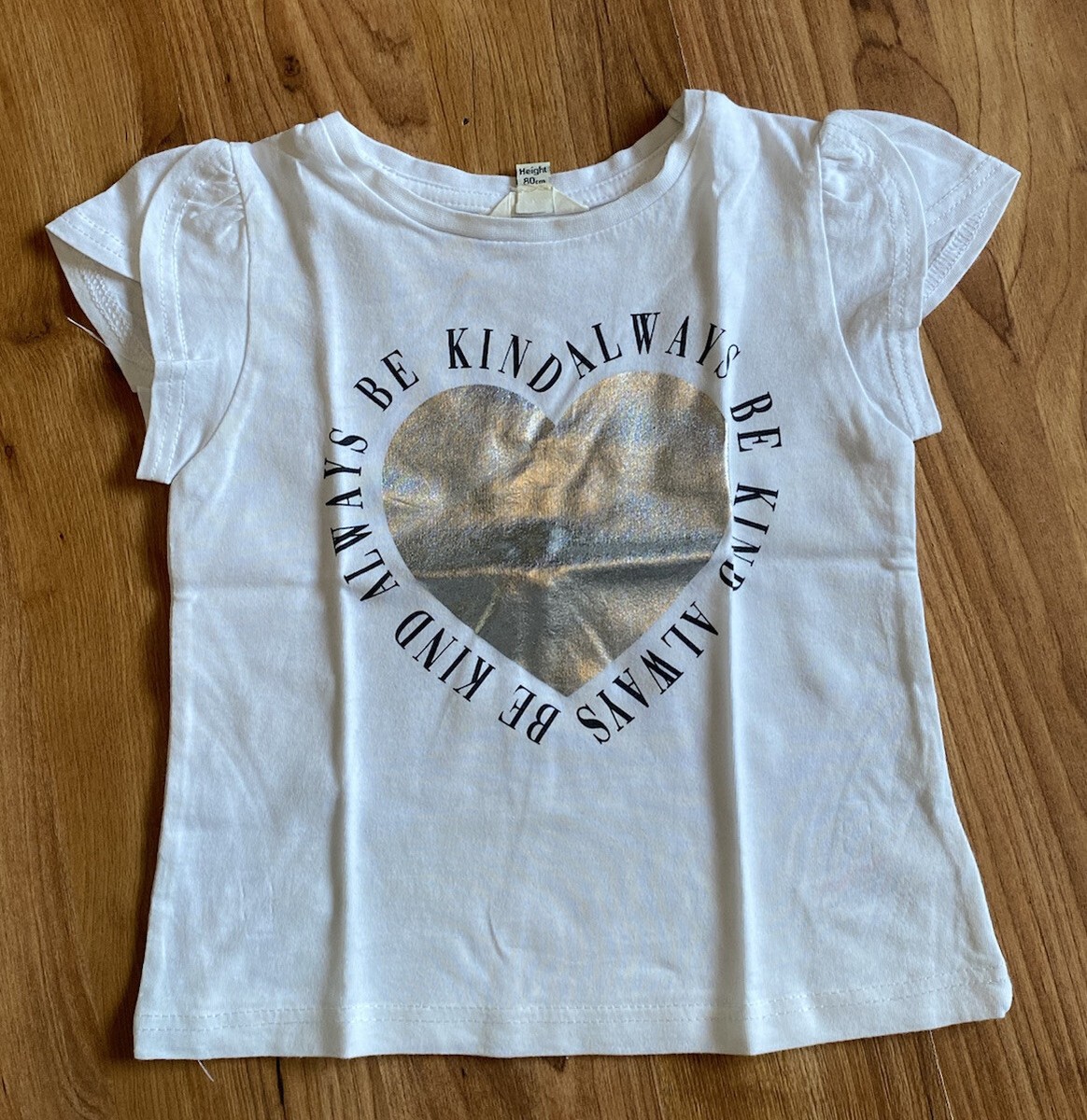 baby girls 9-12 month white t shirt river island vgc UK