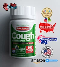 💊NEW RoboTablets Cough Suppressant Tablet 100 Doses Dextromethorphan 30mg 2025