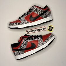 Size 9 - Nike Supreme x Dunk Premium SB Low Red Cement for Size 9 - Nike Supreme x Dunk Premium SB Low Red Cement for