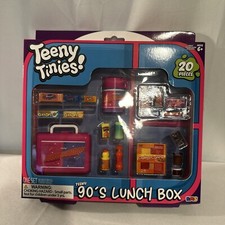 NEW Teeny Tinies 90'S LUNCH BOX Mini Food Playset Toy Doll/dollhouse Miniatures