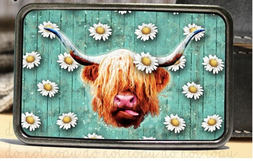 Highland Cow Belt Buckle