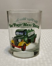 First Hess Truck  Collector Series Glass With Cardboard Card Inside..