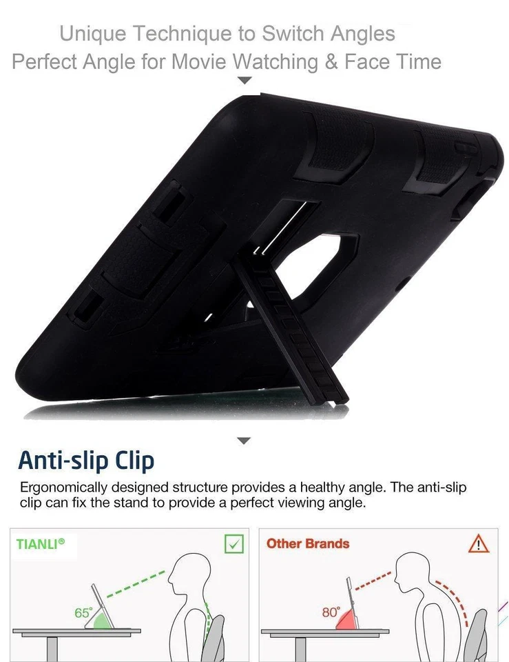 For Apple iPad 2/3/4/7/8/9 Mini 12345 Air 1/2 10.2"10.9”11" Military Case Cover - Image 4 of 4