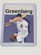 Hank Greenberg Artist Signed Baseball Art Card 1/10