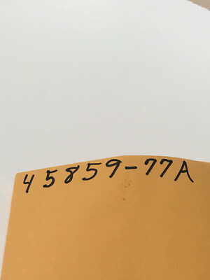  NOS OEM Genuine Harley Davidson Fork Tube Ring P/N 45859-77A