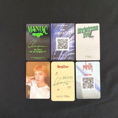 STRAY KIDS SKZ Bang Chan Photocard set of 6 nacific Cle1 : MIROH