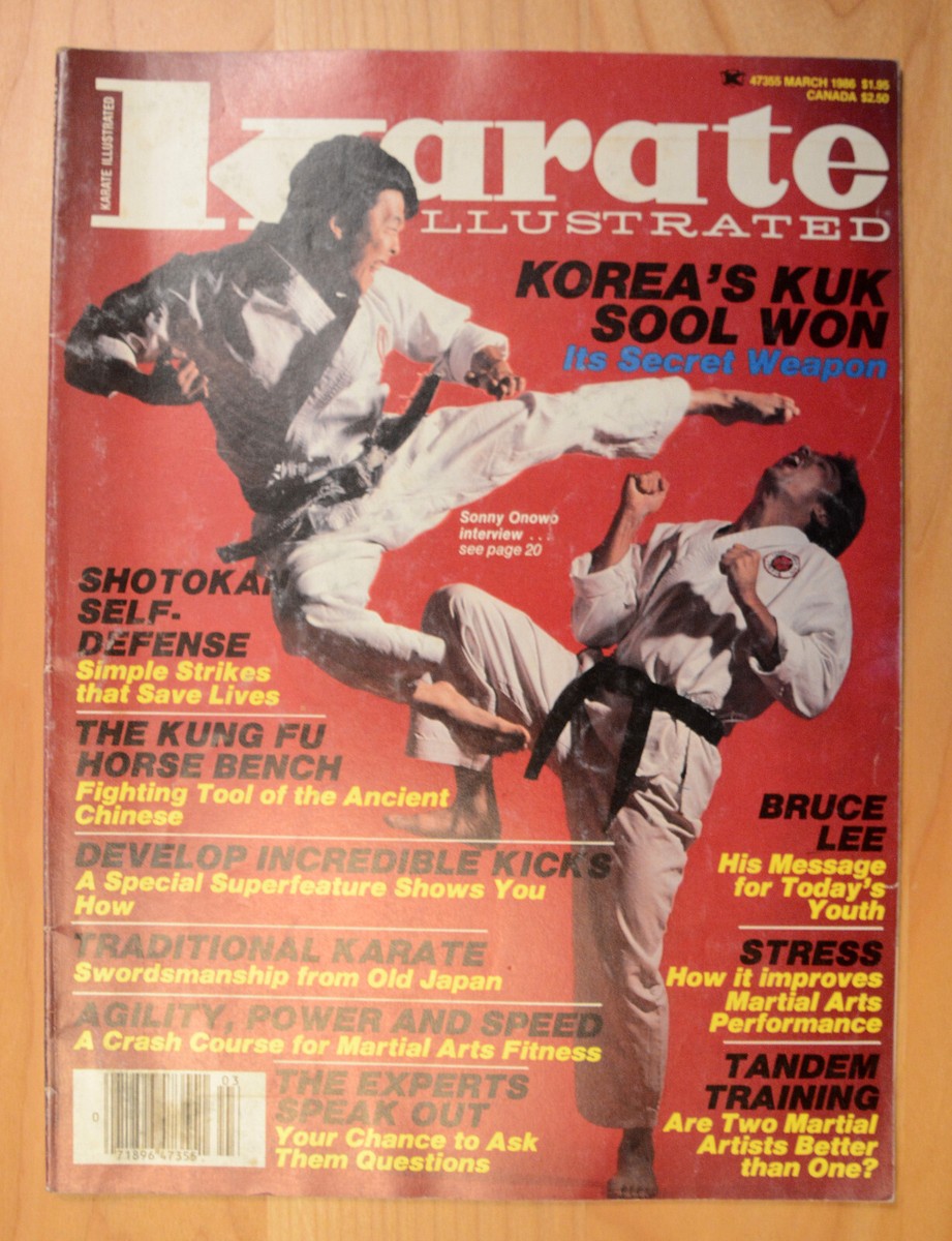Karate Illustrated Magazine March 1986 James Field, Sonny Owono