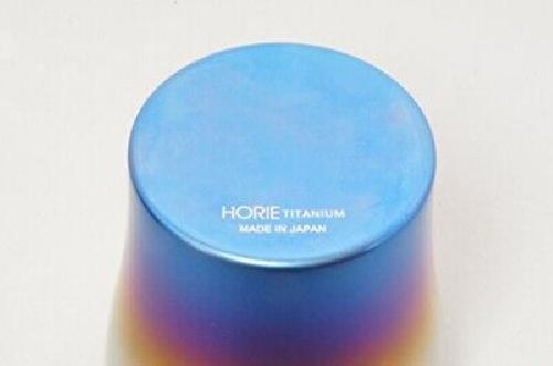 HORIE Pure Titanium Double Tumbler 250cc Fire Burn from Niigata T15FB250 SET - Picture 5 of 7