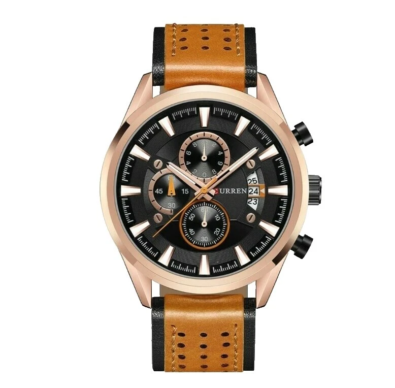 Leather Stainless Steel Tie Clasps & Tacks for Men