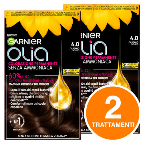 Garnier Olia Tinta Capelli Colorazione Permanente Trattamento Senza Ammoniaca - Foto 6 di 27