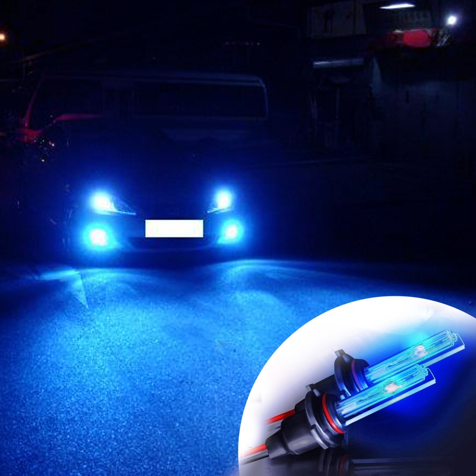 Kit Ampoules Xénon HID Xentec 8000K Bleu Iceberg - Modèle H11/H9/H8, 35W, Pour Antibrouillard, Neuf