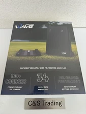 Golfzon Wave Launch Monitor, Golf Simulator, Putting Simulator Black