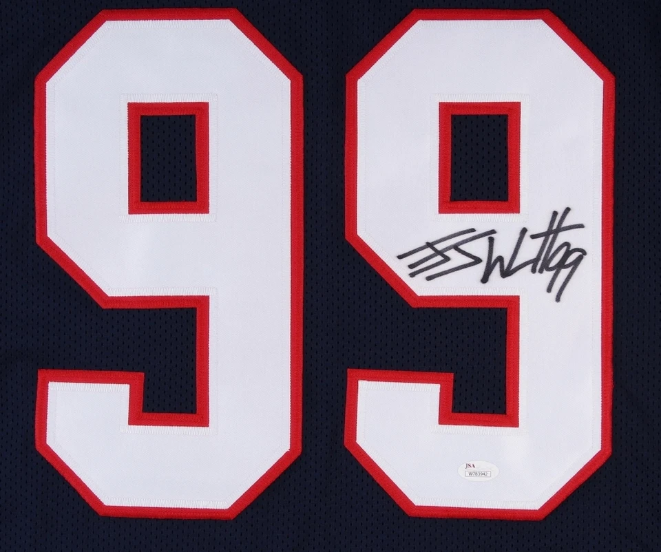 JJ Watt Signed Texans Jersey JSA COA Autograph Houston J.J. Blue - Image 2 of 3