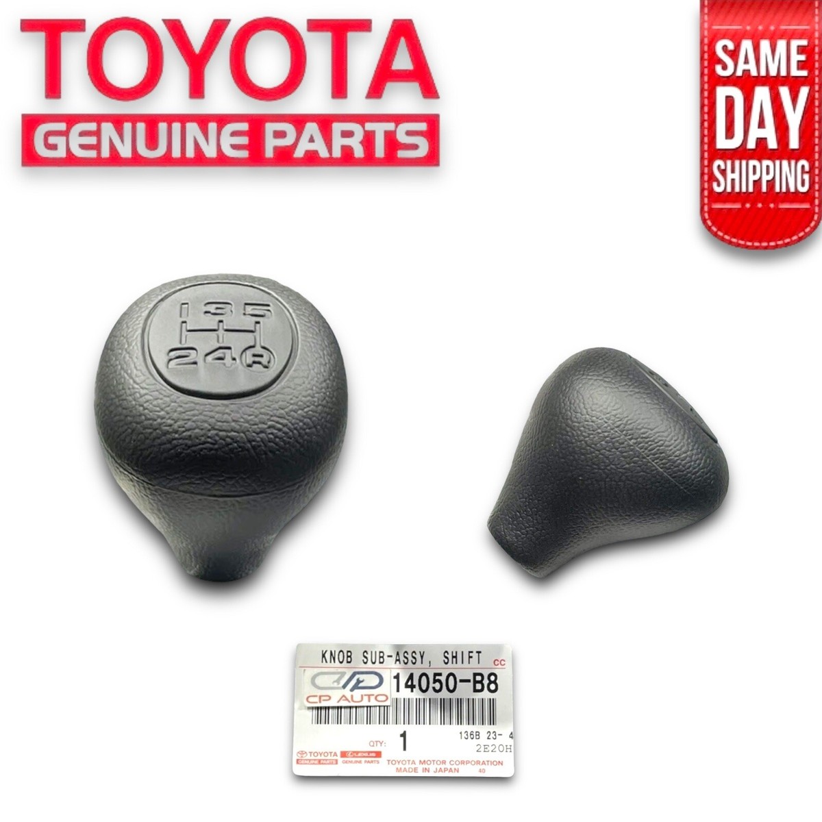 82 - 87 TOYOTA COROLLA DLX 5 SPEED 5SPD MANUAL SHIFT SHIFTER BLACK