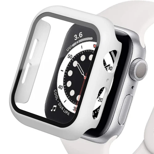 For Apple Watch Series 10 42/46 mm PC Case Cover Screen Protector Tempered Glass - Bild 19 von 32