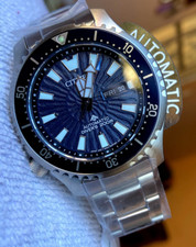 Citizen Promaster Automatic Sapphire Crystal Blue Dial Diver's Watch NY0136-52L