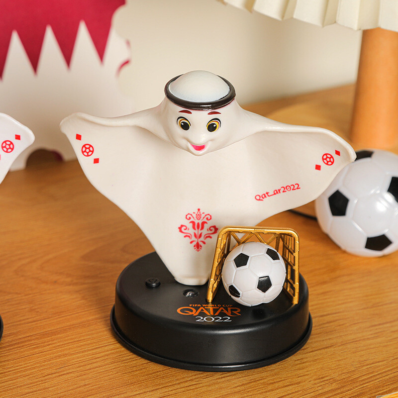2022 Qatar World Cup la'eeb Mascot Cute Doll Football
