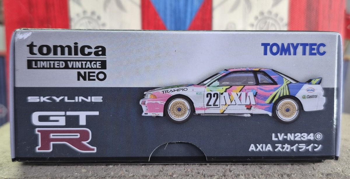 TOMICA LV-N234e NISSAN AXIA SKYLINE GTR 1/64 SCALE LIMITED VINTAGE