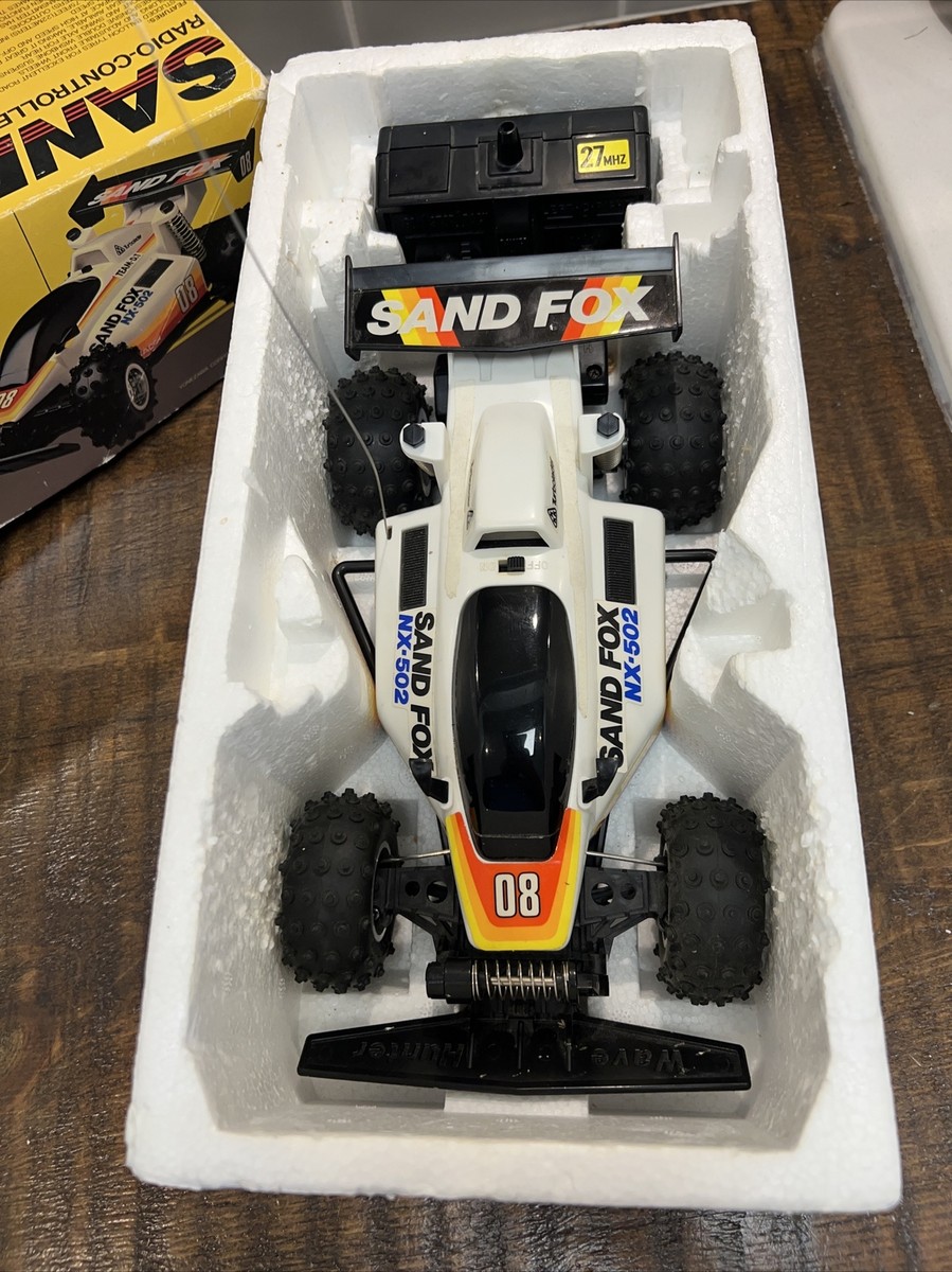 Vintage 80's Yonezawa sand Fox 1/15 RC Buggy Radio