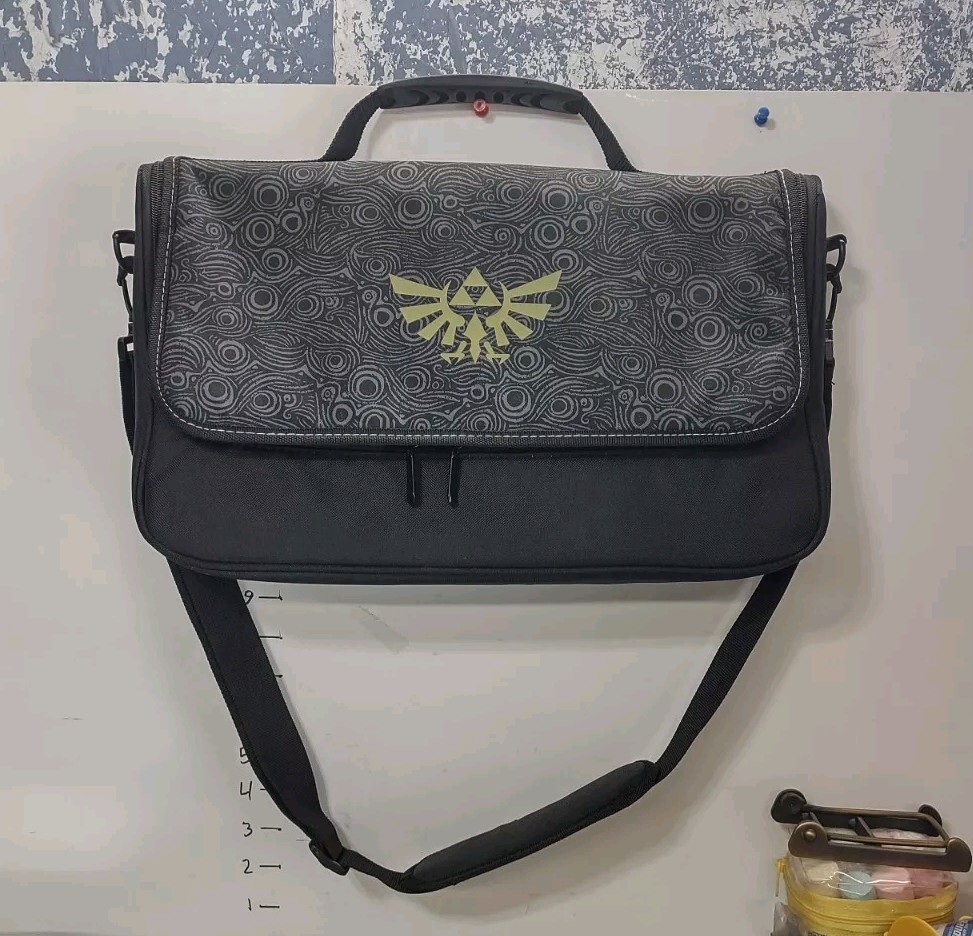 Legend Of Zelda Breath Of The Wild Messenger Bag for Nintendo Switch  Excellent