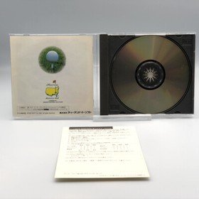 Masters Harukanaru Augusta 3 + Reg card Sega Saturn SS Japan NTSC-J