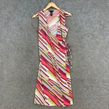 Kenneth Cole Womens Dress Size M Medium Wrap Sleeveless Multicolour 11731