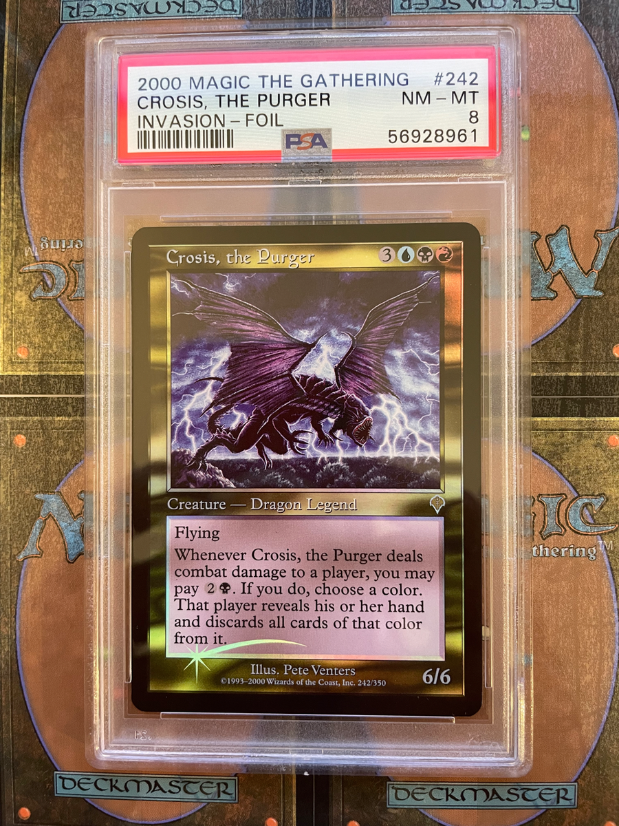 PSA 8 Invasion FOIL Crosis, the Purger - Magic the Gathering