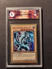 YUGIOH!- DRAGO BIANCO OCCHI BLU - RARA ORO PREMIUM - ITALIANO - GRAAD 8,5 - MGED