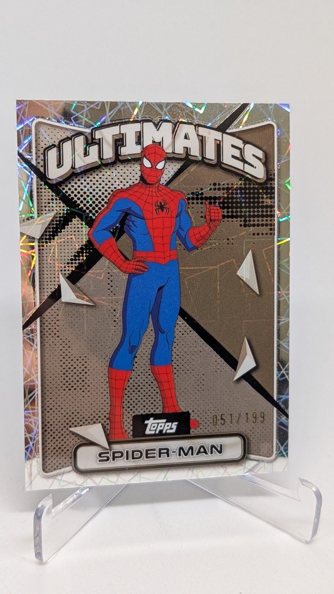 2025 Topps Finest Marvel X-Men '97 Spider-Man 51/199 Laser