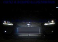 FARI FORD FOCUS 2 DAYLINE LED  DIURNI CROMO O NERI DAL 11/2004 AL 2/2008