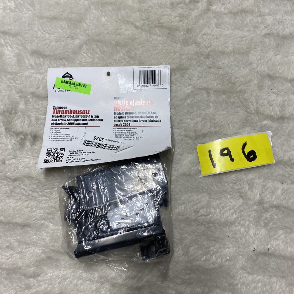 Arrow Storage DK100A Black Plastic Door Tune Up Kit eBay