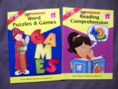 2 Home Workbooks Reading Comprehension / Word Puzzles and Games (Grade 2)