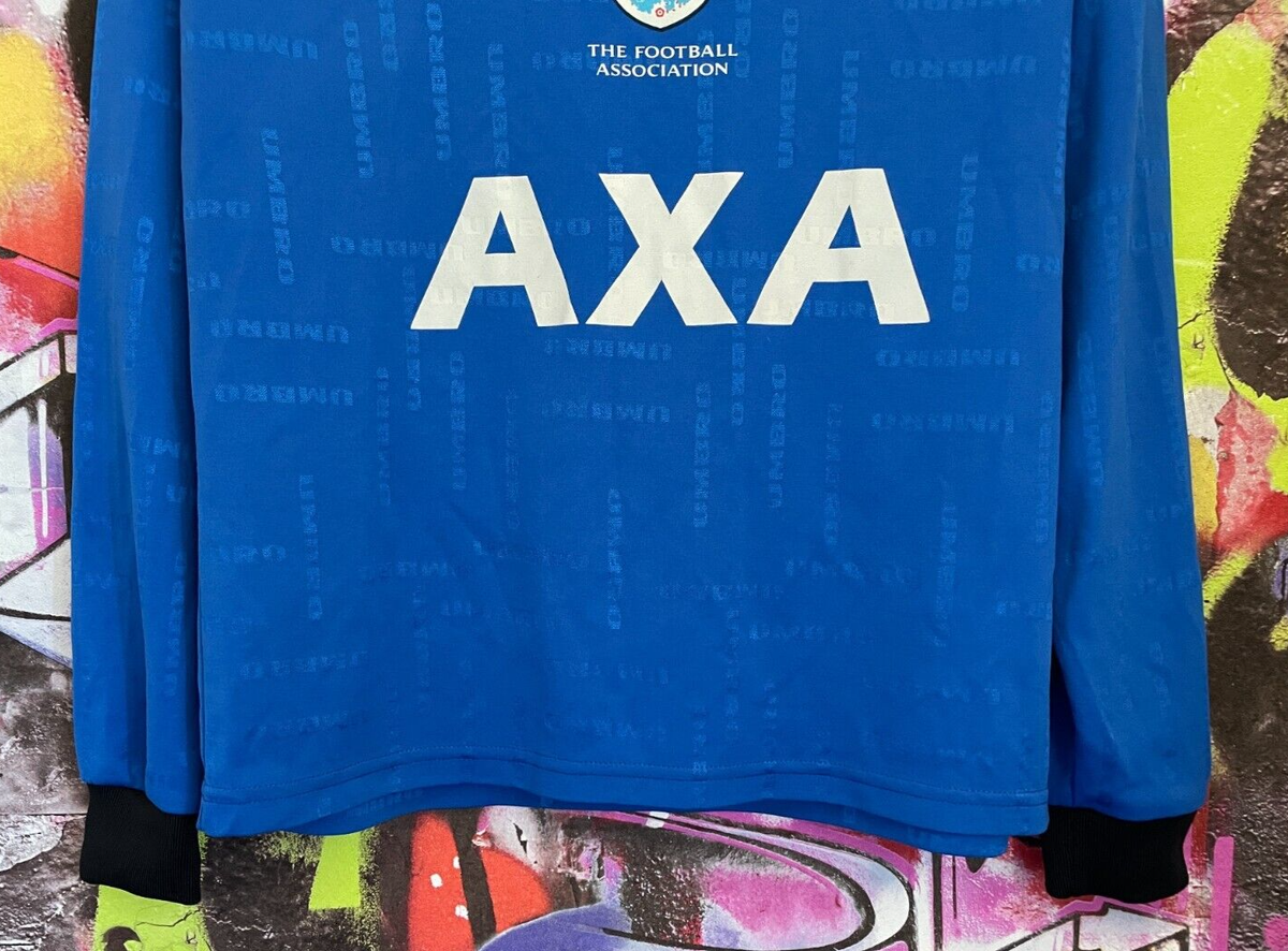 England F.A. CUP Shirt AXA Vintage 90s Football Soccer England F.A. CUP Shirt AXA Vintage 90s Football Soccer