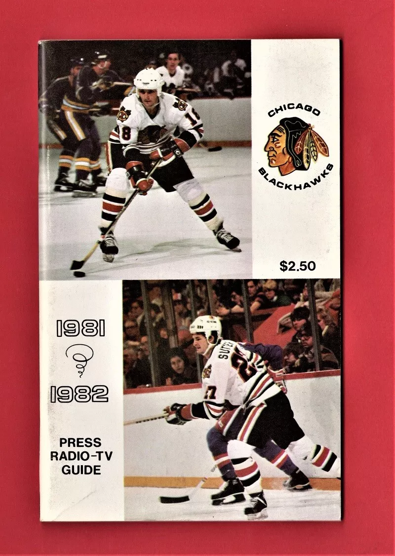 CHICAGO BLACKHAWKS 1981-1982 NHL MEDIA PRESS GUIDE eBay