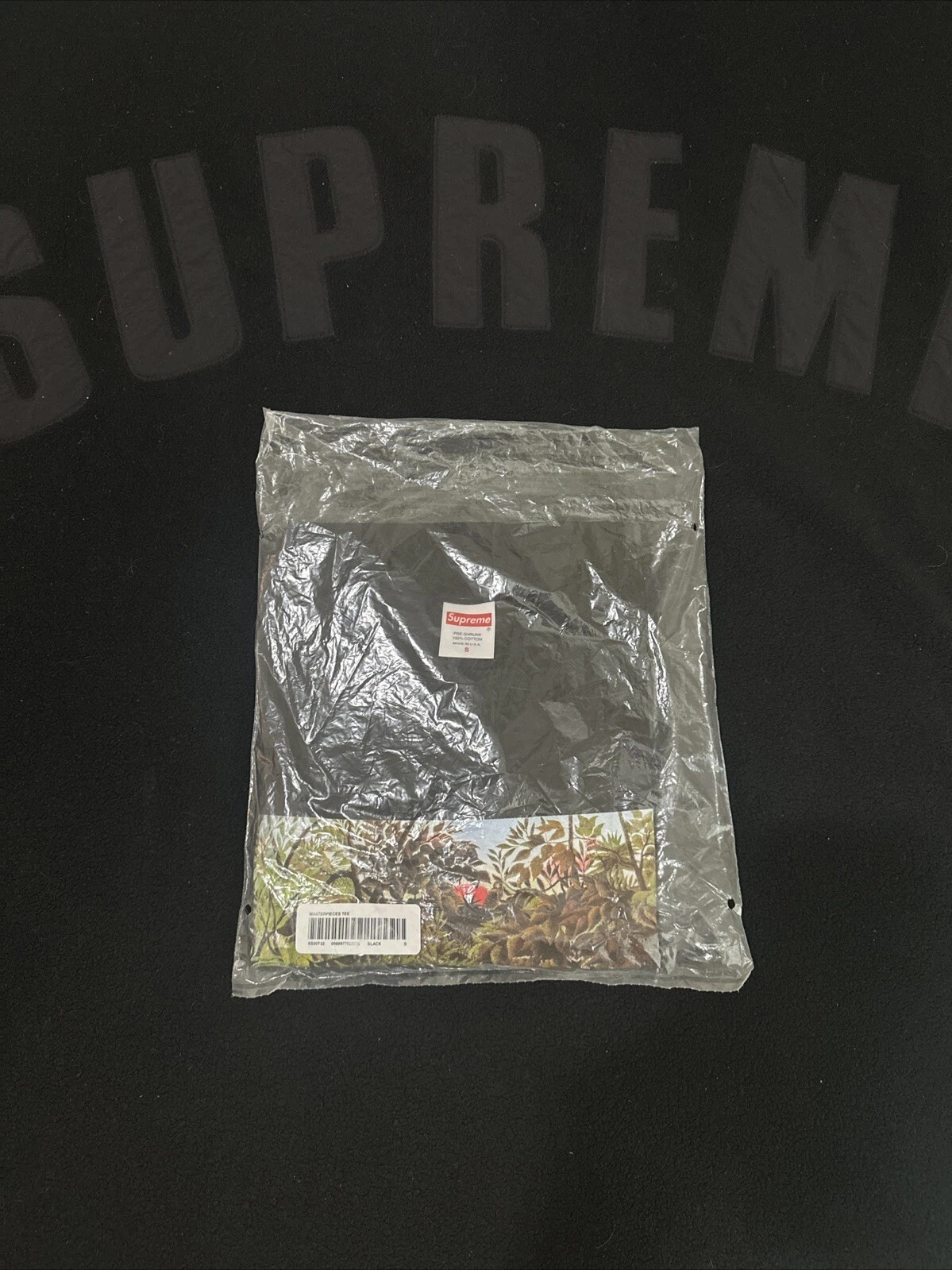 Nouveau petit tee shirt Supreme Masterpieces noir printemps/été 2020 logo boîte